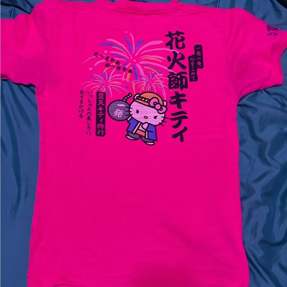 RARE hello kitty firework tee